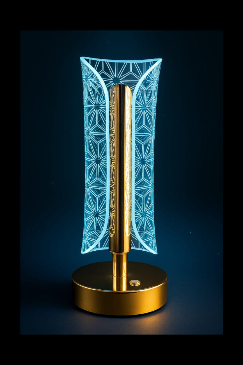 Luxury Cordless LED Desk Lamp – Modern Crystal