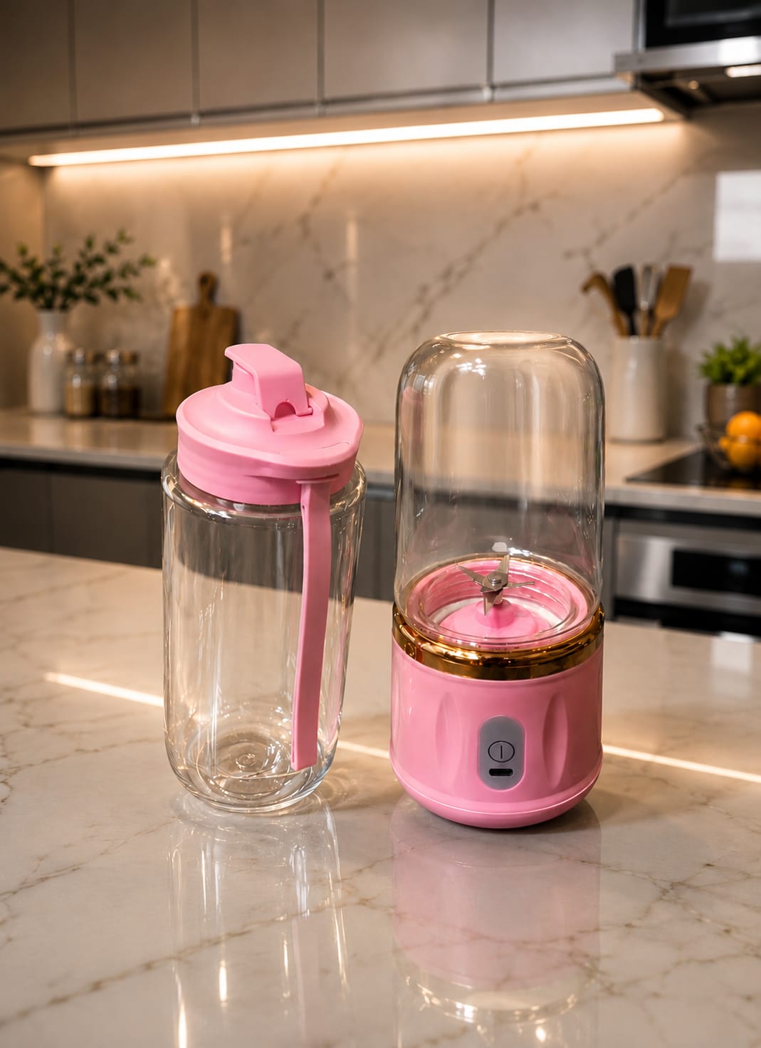 Smart Choice Portable Mini Juicer & Blender – Rechargeable Personal Smoothie Maker with Extra Travel Cup